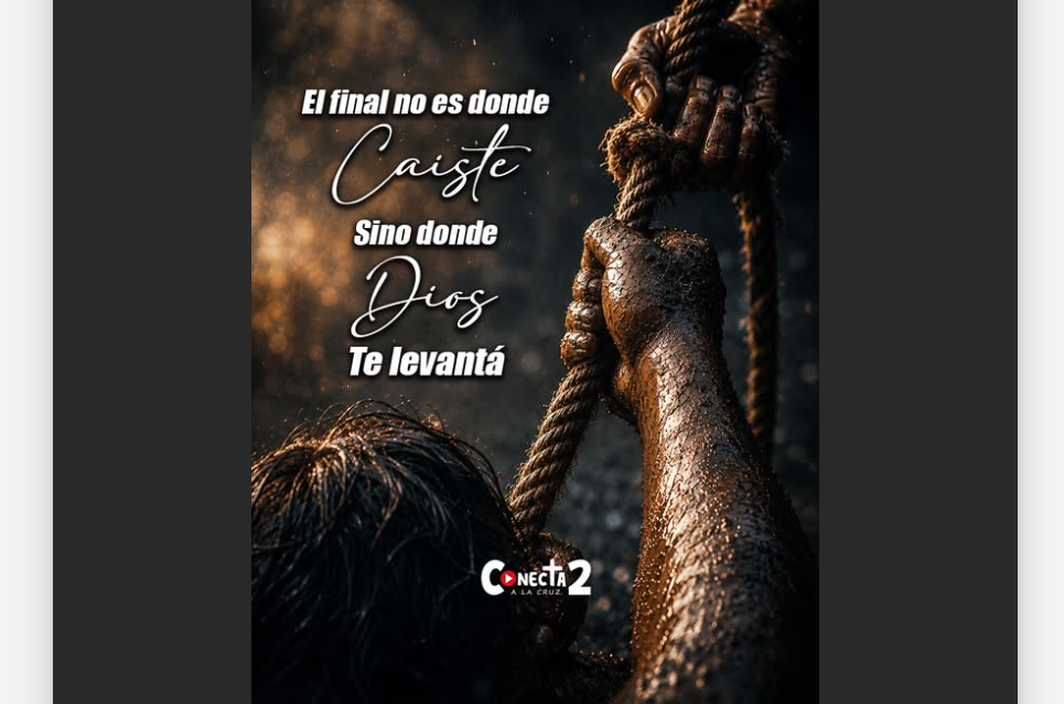 Tu caída será tu mayor milagro