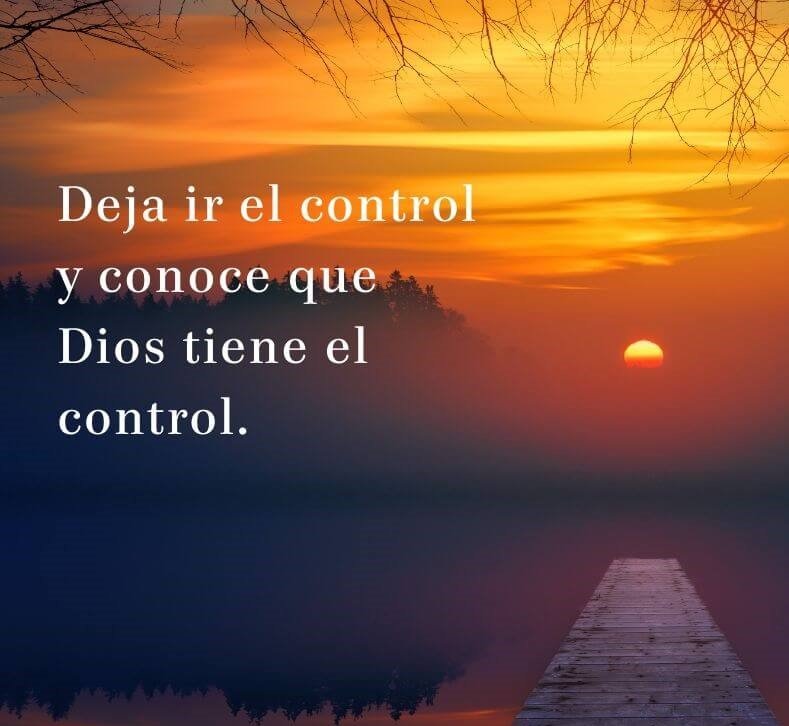 No te preocupes ¡Dios tiene el control!
