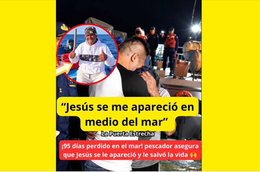 Testimonio: en medio de un naufragio vio el rostro de Jesús, que le dio fuerzas
