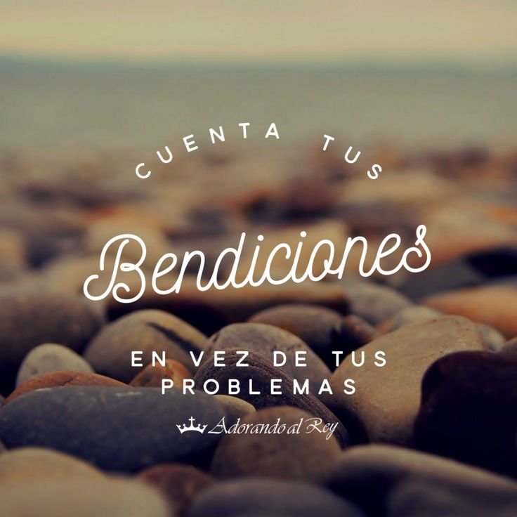Contá las bendiciones, en vez de los problemas