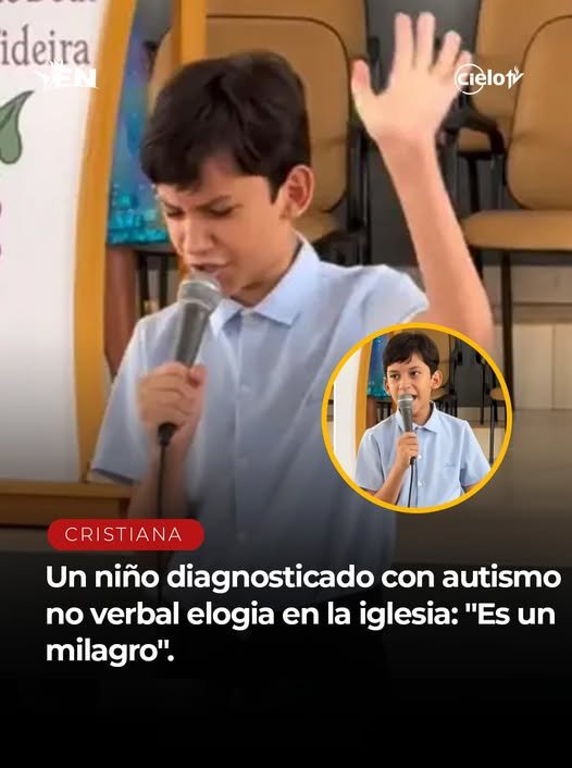 Testimonio: Davy niño autista no verbal canta y alaba en la iglesia