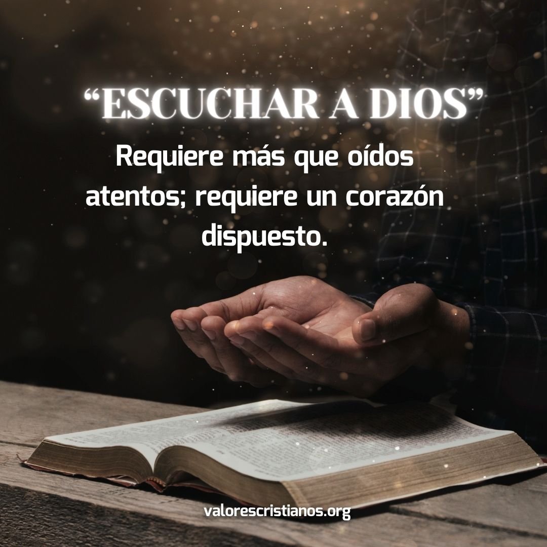 Escucha a Dios