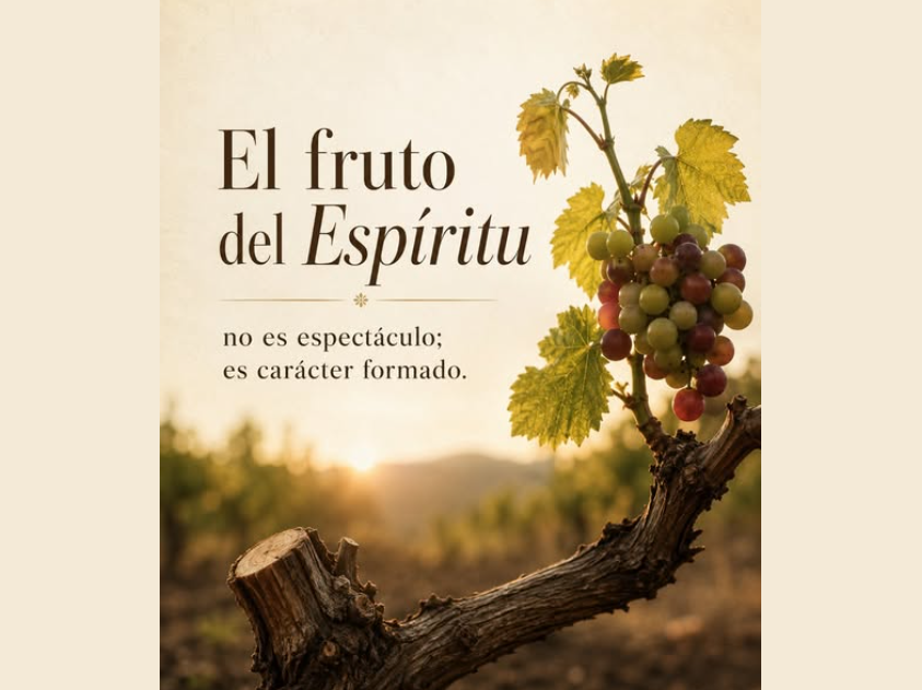 Si tienes frutos del Espíritu se nota