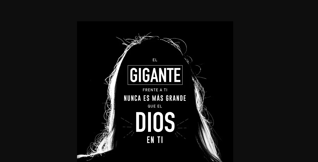 ¿Ves gigantes o crees en Dios?