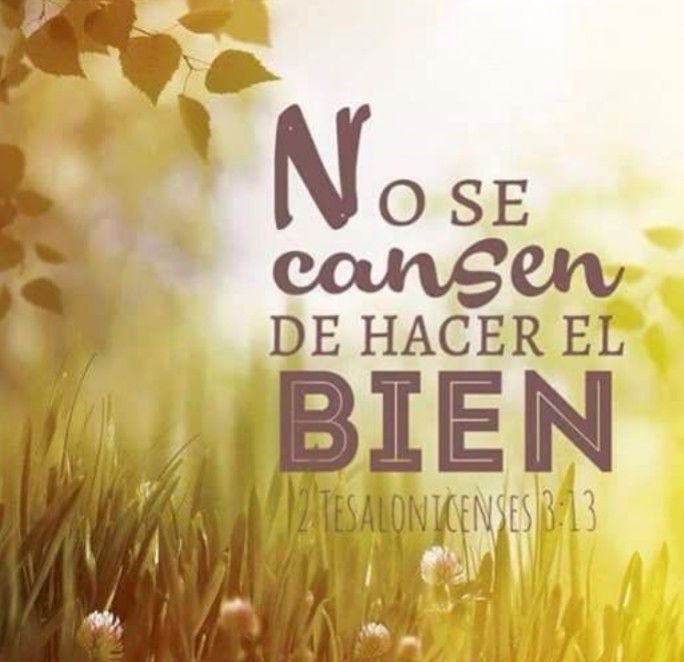 Muévete rápido para hacer el bien