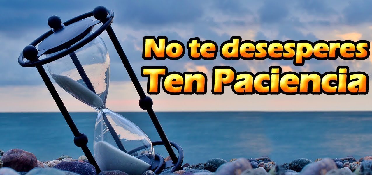 ¡No te desesperes!