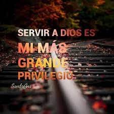 Sirvo a Dios... sirviendo